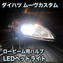 LEDヘッドライト ロービーム ダイハツ ムーヴカスタム 後期対応セット